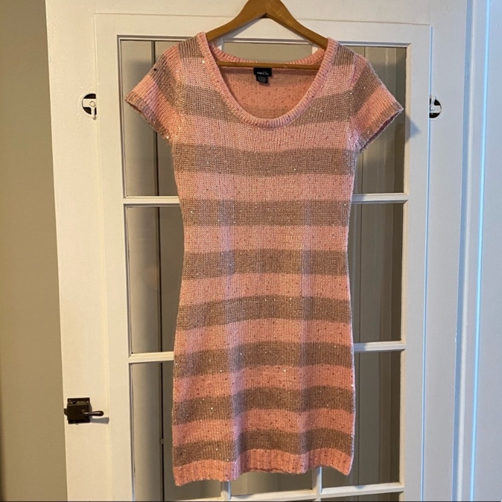 Rue21 Pink Knit Sweater Dress
